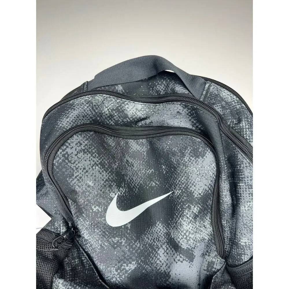 Nike Brasilia Backpack Camo Black 24L School Gym Bag